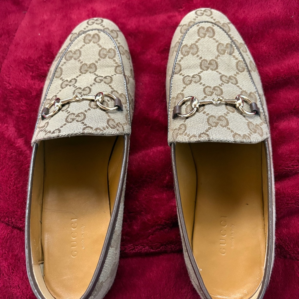 Gucci Beige Ebony/N. Acero, Original GG/Malaga Kid